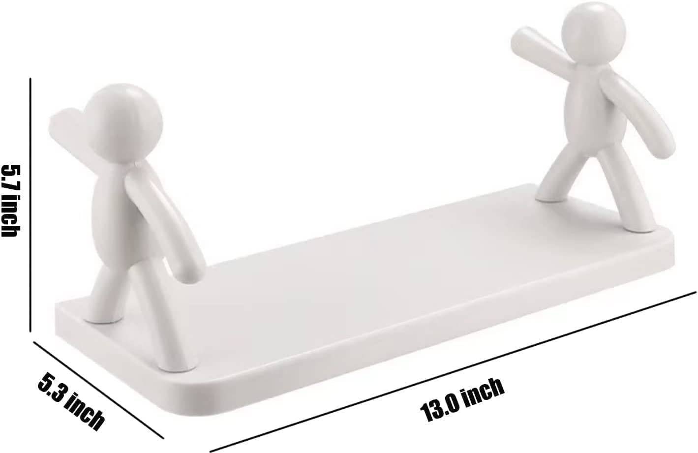 UM - Self-Adhesive Wall-Mounted Storage Rack – Stylish Bathroom Shelf for Organizing, Office Display, and Bookshelf Needs
