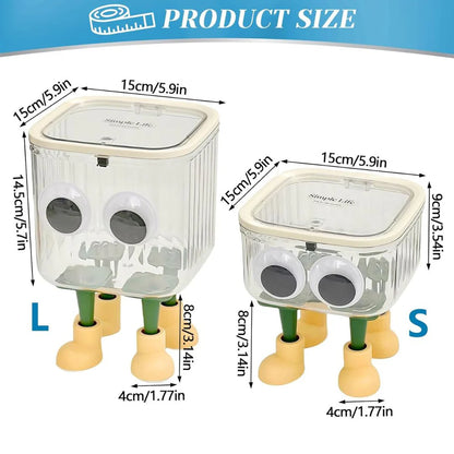 UM - Adorable DIY Desktop Trash Bin with Googly Eyes – Add Fun to Your Workspace! (Small)