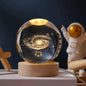 UM - 3D Crystal Globe Planet Lamp – Stunning Table Light for Home Decor