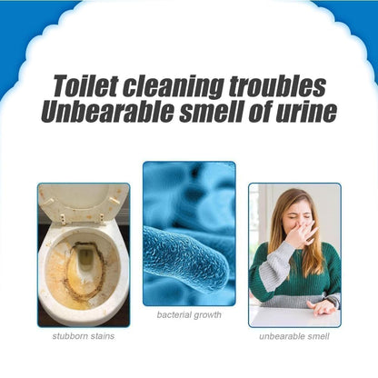 UM - Powerful Toilet Cleaner Combo: Active Oxygen Cleaning Powder (250g) + Super Cleaning Liquid (150ml)