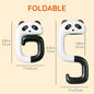UM -Adorable Panda Foldable Purse Hook – Portable Table Handbag Hanger for Desks, Heavy-Duty Universal Holder for Bags, Backpacks, Headphones, & More – Compact Under-Desk Design